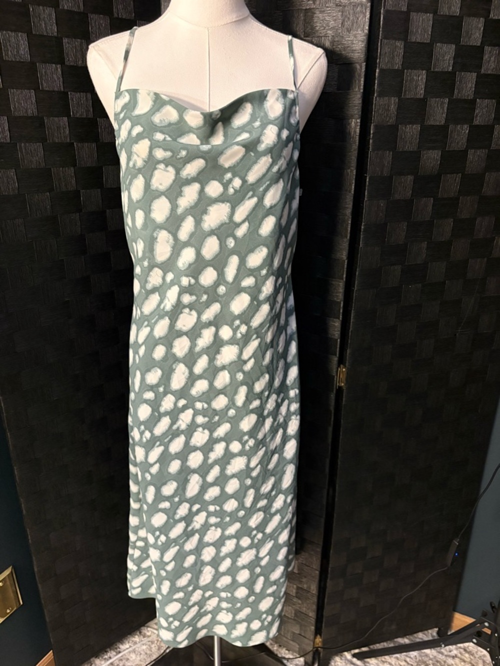 Sage Green Slip Dress